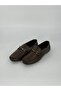 Brown Men's Loafer Laceless Comfortable Casual Shoes - 5