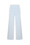 Light Blue Knitwear Trousers with Epaulet Detail - 6