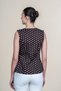 Women's Summer Brown Polka Dot Patterned Short Vest Stylish Daily Comfortable 9144 - 5
