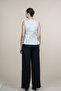 Women's Ecru Polka Dot Patterned Short Vest Stylish Daily Comfortable 9144 - 5
