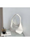 Misel Vintage Double Zipper Hand and Shoulder Bag White - 2