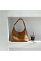 Misel Vintage Double Zipper Hand and Shoulder Bag Brown - 5