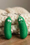 Set of Two Funny Pickle Figured Keychains - Couple and Kanka Keychain Bag Ornament (with Surprise Gift) - 2