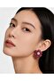 Crimson Petal Invisible Earrings - 3