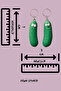 Set of Two Funny Pickle Figured Keychains - Couple and Kanka Keychain Bag Ornament (with Surprise Gift) - 5