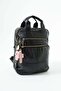Washed Leather, Multi-Compartment, Laptop Compartment Backpack (Casual, Travel) Black Model: (571-14-17N) - 3