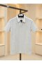Premium Quality Polo Collar Buttonless Striped Summer Men's T-Shirt