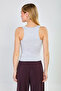 Women's Thick Strap Bodysuit - Snow Melange - 5