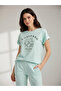 Women's Graphic Short Sleeve Pyjama Set - 3