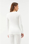 Women's Thermal Long Sleeve Undershirt Top - 47% Viscose Round Neck 502Kt - 3