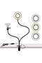 Light Stand for Live Stream, Selfie Ring Light with Webcam Mount for Logitech C925e, C922x, C930e,C9 - 2