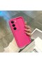 حافظة سيليكون وردية حمراء متوافقة مع Realme C75 4G، مقاومة للصدمات وحماية للكاميرا - 3