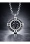 Minimal Design Silver Color Stainless Steel Anchor Necklace with Rope Detail - 4