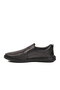 Black Genuine Leather Lightweight Flexible Men's Casual Shoes 2297 m - 4