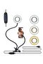 Professional Live stream Selfie Ring Light with mobile Phone Holder Stand for Live Stream Makeup ,3-