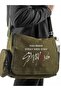 Kpop Series Stray Kids Printed Unisex Khaki Messenger Bag