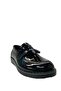 551 Orthopedic Unisex Children's Black Patent Leather Classic Shoes - 2