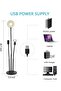 Selfie Ring Light Stand with Microphone Holder,LED Ring Light for Live Stream/Makeup/YouTube Video - - 5