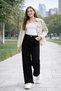 26904-26 Girls' Denim Pants Wide Leg High Waist Casual Comfortable Jean Pants - 2