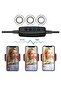 Professional Live stream Selfie Ring Light with mobile Phone Holder Stand for Live StreamMakeup ,3-L - 5