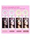 Light Stand for Live Stream, Selfie Ring Light with Webcam Mount - 6