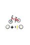 دراجة أصابع BMX حمراء مصغّرة - 4