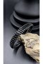 Men's Leather Bracelet with Braided Design – Modern Stylish Bohemian Bracelet with Magnetic Clasp - 2