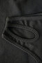Women's Black One-Shoulder Crop Blouse with Window Detail - 5