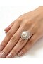 Pearl Halo Elegance Ring - 3