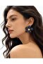 Azure Bloom Invisible Drop Earrings - 3