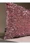 Pink Sparkling Throw Pillow |   Decorative Pillow for Home and Salon - 4