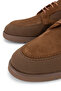 Men's Leather & Textile Brown Casual Shoes - 3