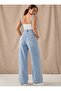 Ice Snow Bol Paça Bahçevan Denim Jumpsuit - 4