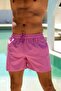 Quick-Drying Lilac Men's Swim Shorts with Pockets - 3