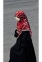 Cotton Soft Mihrâ Pattern Scarf-Rose - 2