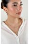 Gold Bead Figured Pearl Row Necklace - 5