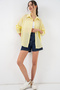 Women's Long Oversize Shirt 20320 - Yellow - 2