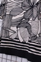 Women's Plus Size Lycra Crew Neck Mix Pattern Short Sleeve Mom T-Shirt Combed Cotton Blouse - 8