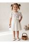 Cherry Look Cotton Brode Girls' Dress