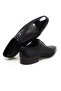 Black Color Lace-Up Genuine Leather Leather Sole Men's Shoes - 2