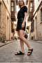 Luxe Women's Slippers with 2 Straps, Anatomical Sole, Comfortable and Stylish Slippers - Black - 3