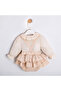 Bear Embroidered Baby Girl Romper Jumpsuit - 3