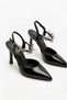 Women's Evening Dress Shoes Butterfly Detailed Thin Heel Stiletto - 3