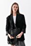 Cherry Charml Medium Size Soft Leather Look Large Volume Black Women's Shoulder Bag Pbu1107 - 7