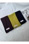 Hijab Plain Cotton Crash Shawl Set of 3 (Bitter Brown - Oil Green - Black) - 2