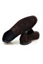 Brown Laceless Genuine Leather Suede Men's Shoes - 2