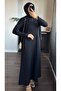 Modal Long Sleeve Flared Dress - 7