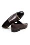 Brown Laceless Genuine Leather Men's Shoes - 2