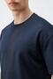 Navy Blue Crop Fit Men's T-Shirt - 6