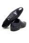 Dark Blue Color Lace-Up Genuine Leather Men's Shoes - 2